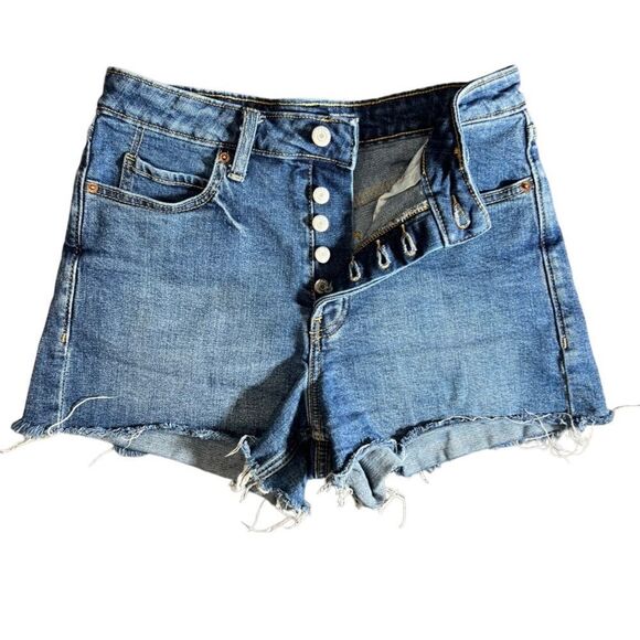 Old Navy high rise cut off style jean shorts size 6 - Picture 1 of 11